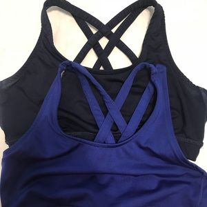 2 varsity spirit sports bras